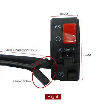 Prekidač Moto Zvučni Signal Skretanja Električna Maglenka Svjetlo Start Gumb Za Isključivanje Prekidač Kontroler Upravljača Za Popravak Opreme
