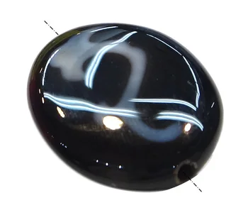 Prirodne tibetanski perle Ji za izradu nakita diy Narukvica i ogrlica Stana Ovalni dvije nijanse i dvosmjerni 23x30x9 mm