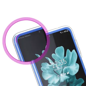 Prozirni hard case za Samsung Z Flip3 5G Torbica za telefon Galaxy Z Flip 3 Противоударная tvrd poklopac za ZFlip 3 Мультяшное smiješno lice