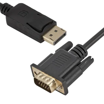PzzPss DisplayPort DP NA VGA Kabel 1,8 m Između Muškaraca Displayport Adapter za Povezivanje vga 1080P HDTV, PC, Laptop, Projektor