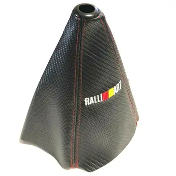 Ralliart Mugen Nismo Carbon Look Ručka Mjenjača, Poklopac prtljažnika za MT/AT s crveni šavovi