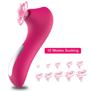 Seks-igračke za odrasle 18 Utikač za klitorisa Vibrator da sisa vagine Ženski klitoris Vakuum stimulans Vibrator za bradavice za žene Dildo