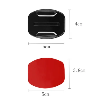 Set Pribora za kacigu sa prednje Strane J-oblika Buckle Potporni Nosač za GoPro Hero 5 6 3 4 Xiaomi Yi 4K SJCAM Go Pro Setove