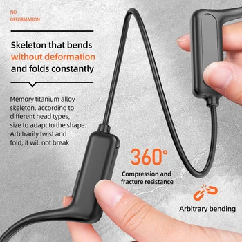 Slušalice s Koštane Vodljivosti G1 Bežične Bluetooth Slušalice Za Xiaomi Huawei Iphone 12 11 Pro 6 7 8 Sportski Slušalice za Samsung