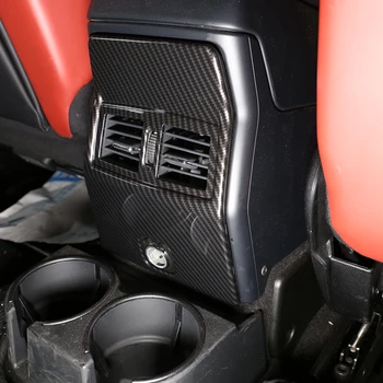 Stil Karbonskih Vlakana Stražnje Sjedalo Automobila Klima-Uređaj Istrujna Poklopac Završiti Naljepnica Za Mercedes-Benz G-Class W463 2007-2018 Auto Oprema