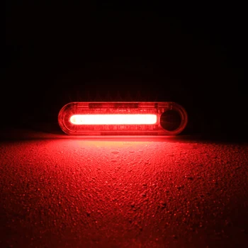 Stražnje svjetlo za bicikl Jahanje USB Punjenje COB Svjetla Upozorenja svjetla Sigurnost dodatna Oprema Za svjetla za vožnju biciklom 4 Boje
