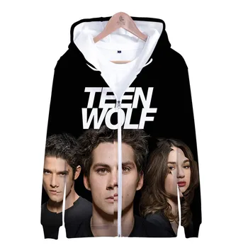 Teen Wolf 3D sportski odijelo s punim po cijeloj površini Dječje veste veste Ulica odjeća Majica sa kapuljačom moletom Majica za muškarce i žene Plus Size odjeća