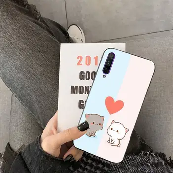 Torbica za telefon crtani mačka od breskve Moti za Huawei Y6 7prime 9prime Y5 2019 Y5 Y6Prime 2018 Nova 3E mate10 20lite 20Pro torbica za fond