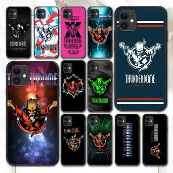 Torbica za telefon Thunderdome Hardcore Wizard Za iPhone 4 4s 5 5S SE 5C 6 6S 7 8 Plus X XS XR 11 12 Mini Pro Max 2020 black Stražnji Poklopac Tpu