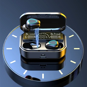 TWS Bluetooth Slušalice 3500 mah Punjenje Kutija 2022 Nove Bežične Slušalice 9D Stereo Sportske Vodootporne Slušalice Slušalice s Mikrofonom