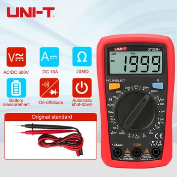 UNIT 600 Digitalni Multimetar dc/ac Mjerenje Napona Mjerenje Kapaciteta Mjerač Otpora Elektronski Instrumenti za Popravak