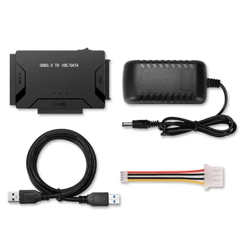 USB3.0 NA SATA/IDE HDD Pretvarač Hard Disk 2,5/3,5-inčni Kućište Za Vanjski Tvrdi Disk, Kutija 5 Gbit / s high-Speed Priključak SAD/EU/Uk