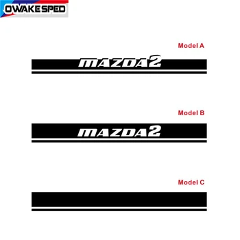 Utrke Sportske Trake Za Mazda 2 je Hatchback Limuzina Hauba Automobila Naljepnica na Poklopac motora Auto Poklopac Motora Dekor Vinil Naljepnice Pribor