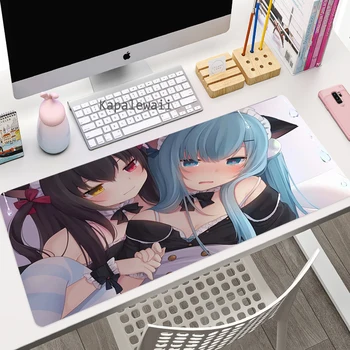 Velika podloga Za Miša Seksi Djevojka Cosplay Mačka Miš Igrač Tipkovnica podloga Za Laptop Gaming podloga za Miša Anime podloga za miša Kreativni Tepih Tepih