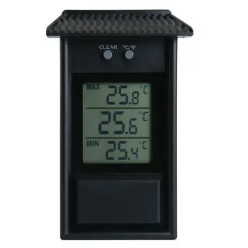 Vrt Unutarnji Vanjski Dnevni boravak Vodootporan Moderan Max Minimalna Vrijednost Ured Digitalni Termometar Hygrometer LCD Zaslon Staklenik
