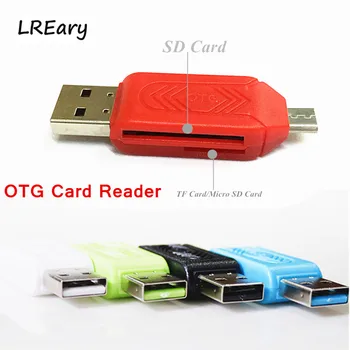 Vrući USB OTG Čitač kartica, USB 2.0 Hub Micro USB, TF Kartica Adapter za čitanje memorijskih Kartica Visoke Kvalitete Za PC OTG Mobilni Telefon