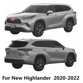 Za Toyota Highlander 2020 2021 2022 Karoserija Automobila Papučice Od Nehrđajućeg Čelika Jastuk Na Prag Vanjske Unutarnje Izgrađen-In Granične Dogovor