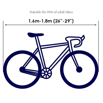 Zaštitna torbica za bicikl serije Landscape visokokvalitetna elastična tkanina cestovni bicikl unutarnji prašinu torbica je pogodna za bicikl 26