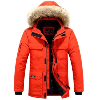 Zimske jakne Muške krzna topli debeli pamuk parkovi s kapuljačom s više džepova Muške Svakodnevne modne topli kaput Plus Size 5XL 6XL Kaput