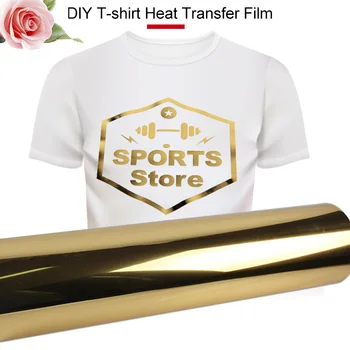 Zlatna Majica Kreativno Papir Za Prijenos Topline Solidne Tekstila Plućnog Tkiva Tintni Pisači Diy Slika A4 Дропшиппинг