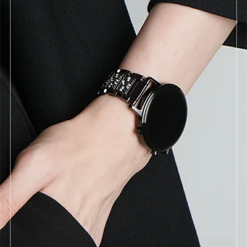 Ženska moda Diamond Metalnih Narukvica za Huawei Watch Band 3 2 Remen za GT 2 42 mm 46 mm GT2 Pro EKG 22 mm 20 mm Быстросъемный remen