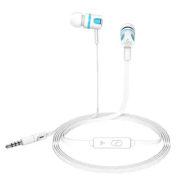 Žičane slušalice T2, Kvalitetan zvuk, Slušalice sa mikrofonom za Mobilni telefon Prijenosno računalo s priključkom za slušalice od 3,5 mm