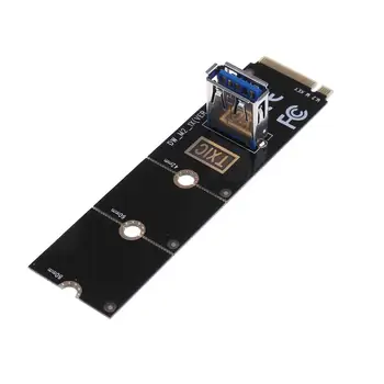 Майнинг m2 Riser Card NGFF M. 2 USB3.0 Pretvarač Adapter Alat za grafičke kartice Kartica M. 2 NGFF za prijenos utor PCI-E X16